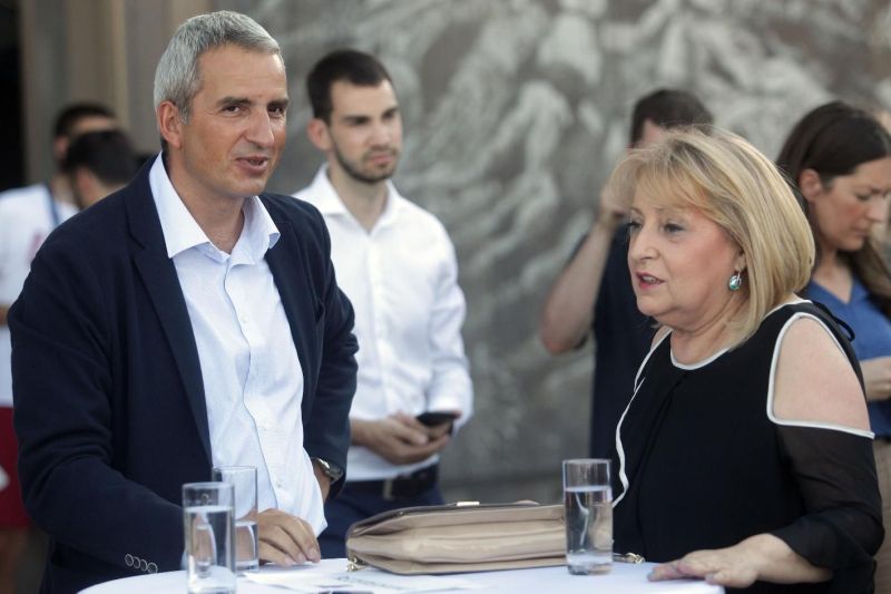 Андреја Младеновић и Славица Ђукић Дејановић