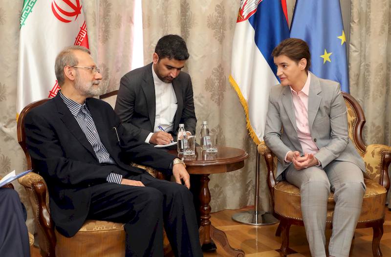 Али Лариџани и Ана Брнабић