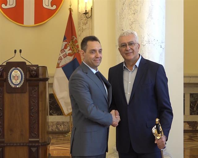 Александар Вулин и Андрија Мандић