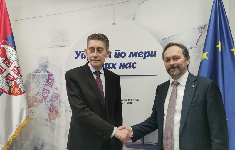 Александар Мартиновић и Емануел Жиофре