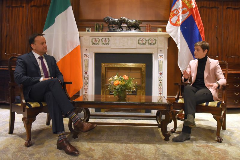 Лео Варадкар и Ана Брнабић