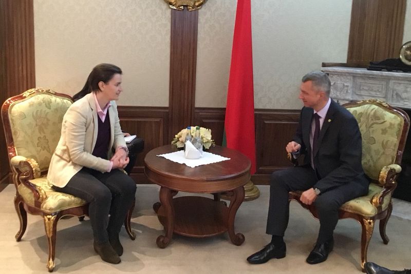 Ана Брнабић и Владимир Колтивич