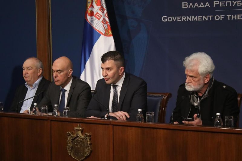 Слева: Љубисав Орбовић, Милош Ненезић, Зоран Ђорђевић и Зоран Стојиљковић